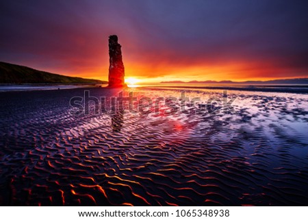 Similar – Image, Stock Photo Spectacular views of a beach in Rio de Janeiro