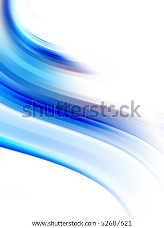 smooth abstraction on white background.