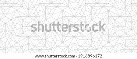 Seamless pattern with intersecting thin lines. Vector monochrome geometric abstract background. Trendy Decorative diamond jewelry texture. Abstract ornament for fabric, textile and wrapping.