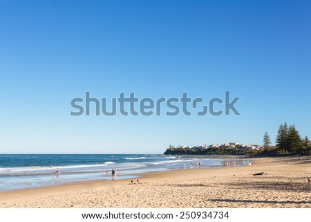 Entry to Dicky beach (Sunshine Coast, Dicky Beach, QLD, Australia)