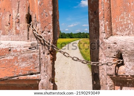 Similar – Image, Stock Photo Gate to paradise