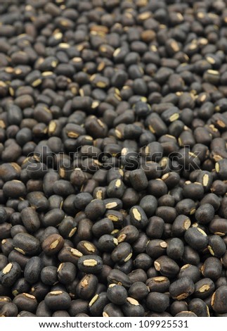 close up of pile of black gram seeds