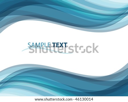 abstract background like ocean waves, vector version is also available
