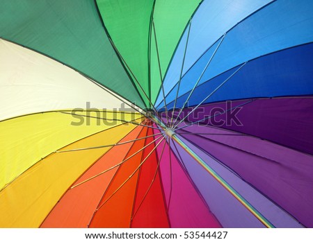 Rainbow umbrella