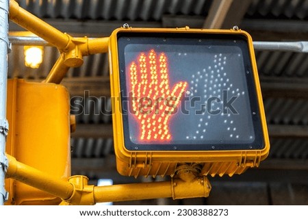 Similar – Image, Stock Photo Traffic control in New York.