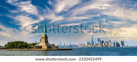 Similar – Image, Stock Photo Tower of Manhattan Sky