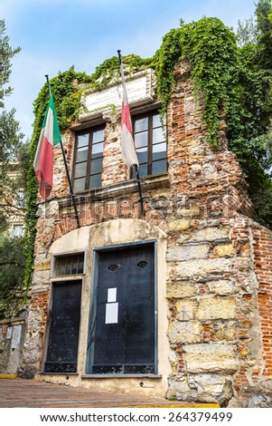 Museum house of Columbus Christopher, where he was born in Genova, Italy