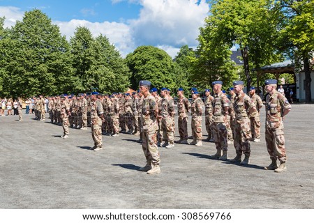 OSLO, NORWAY - JULY 29: Norwegian soldiers came back home from Afghanistan  on July 29, 2014