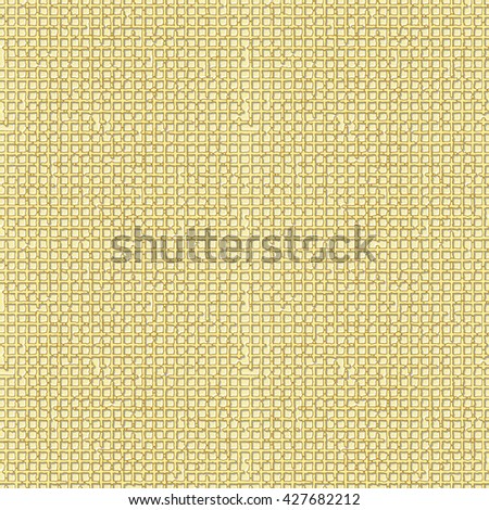 Waffles seamless pattern. Waffles seamless texture. Seamless background. Yellow seamless background. Vector seamless pattern. Cartoon background. Grunge texture. Food background.