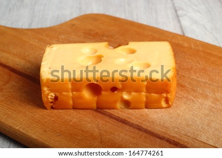 Smoked cheese. Radamer Polish Cheese.
