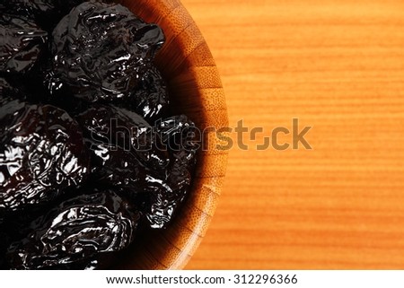 Dried prunes