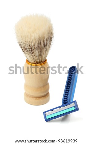 Shaving Brush and Disposable shaving razor