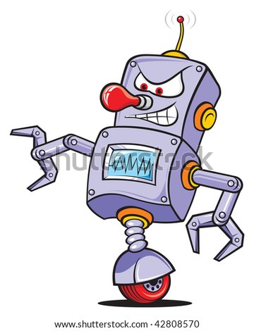 Robot Cartoon Stock Photo 42808570 : Shutterstock