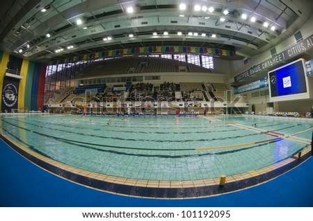 MOSCOW - APRIL 6: Swimming Pool Sports Complex 