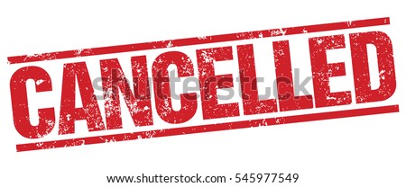 Cancelled Stamp Foto stock © 