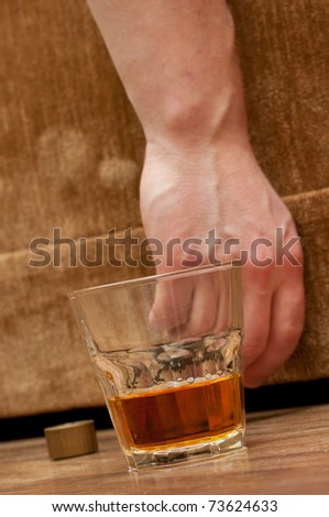 alcohol abuse concept image