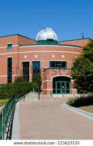 Science building on  University campus