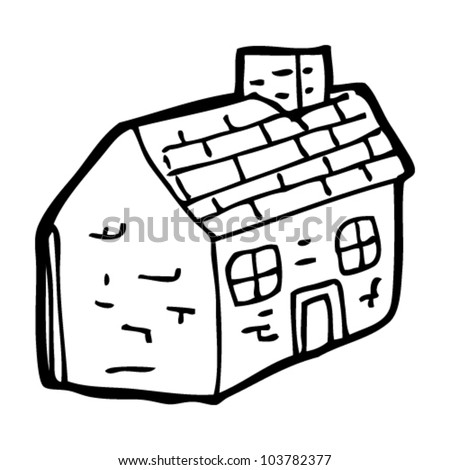 Cartoon Farmhouse Stock Vector Illustration 103782377 : Shutterstock