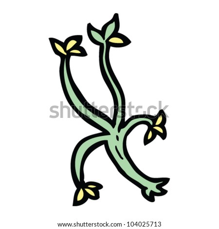 Cartoon Vines Stock Vector Illustration 104025713 : Shutterstock