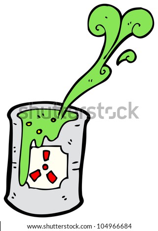 Cartoon Toxic Waste Stock Photo 104966684 : Shutterstock