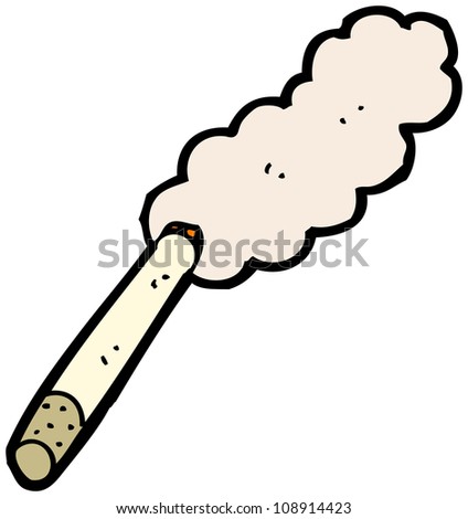 Cartoon Cigarette Stock Photo 108914423 : Shutterstock