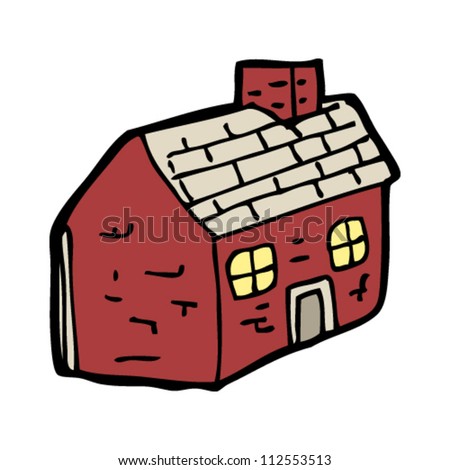 Cartoon Farmhouse Stock Vector Illustration 112553513 : Shutterstock