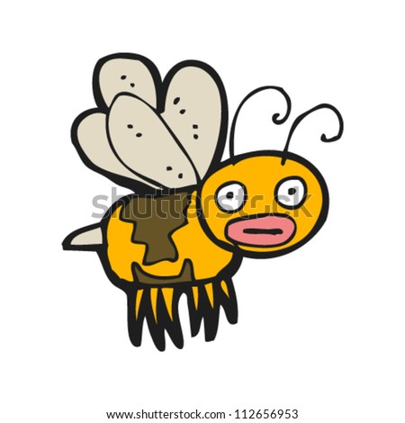 Funny Cartoon Bee Stock Vector 112656953 : Shutterstock