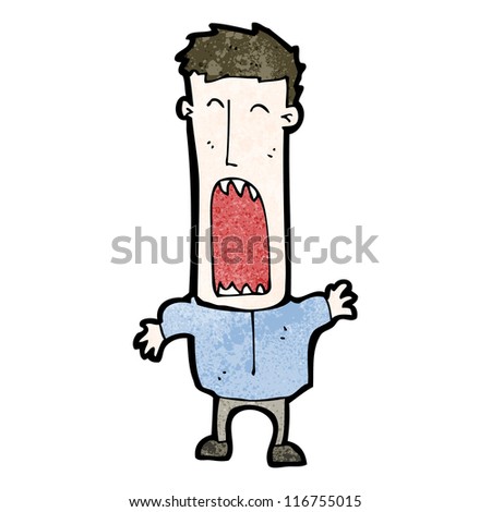 Vector Images, Illustrations and Cliparts: cartoon screaming man