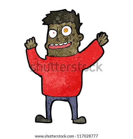 Cartoon Man High On Drugs Stock Vector Illustration 117028777 ...