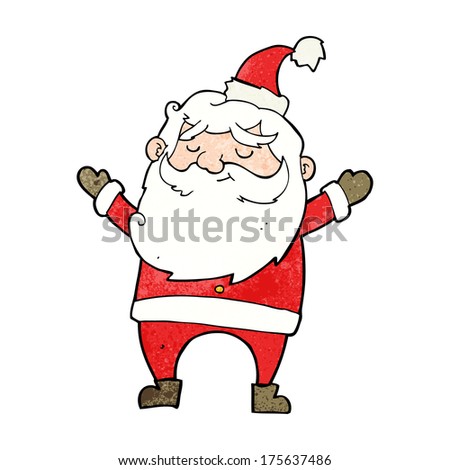 Cartoon Happy Santa Claus Stock Photo 175637486 : Shutterstock