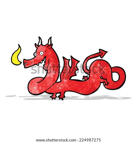 Cartoon Chinese Dragon Stock Vector 224987275 : Shutterstock