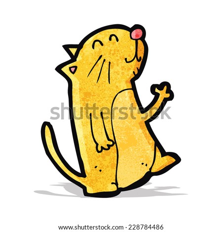 Cartoon Cat Stock Vector Illustration 228784486 : Shutterstock