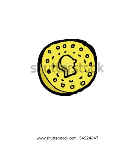 Gold Coin Drawing Stock Vector 54524647 : Shutterstock