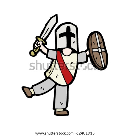 Medieval Knight Cartoon Stock Vector Illustration 62401915 : Shutterstock