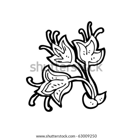 Line Drawing Flower Pattern Vectors Material Download Free | HD