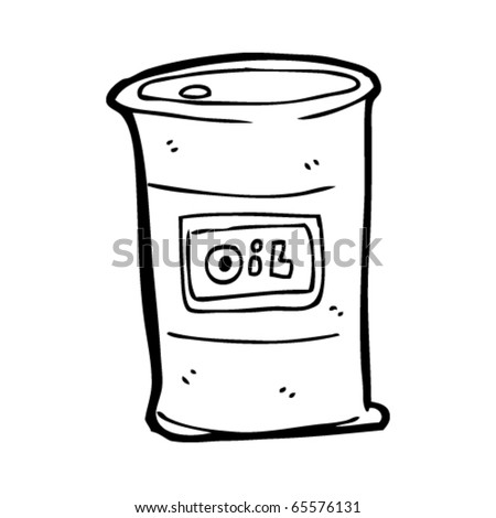 Oil Drum Cartoon Stock Vector Illustration 65576131 : Shutterstock