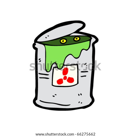 Monster In Toxic Waste Cartoon Stock Vector Illustration 66275662 ...