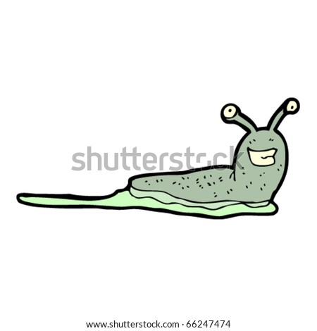 Slug Cartoon Stock Vector Illustration 66247474 : Shutterstock