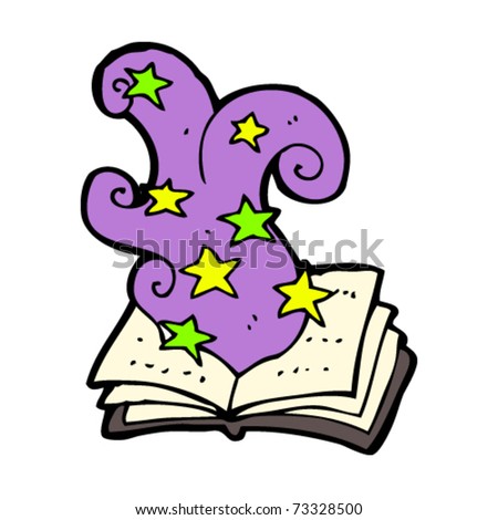 Spell Book Cartoon Stock Vector Illustration 73328500 : Shutterstock