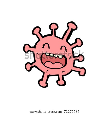 Happy Microscopic Cell Cartoon Stock Vector Illustration 73272262 ...