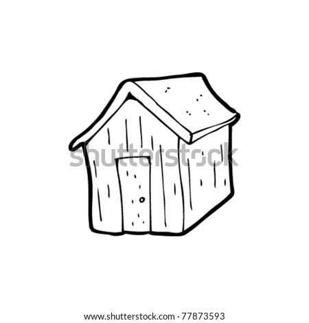 Shed Cartoon Stock Vector Illustration 77873593 : Shutterstock