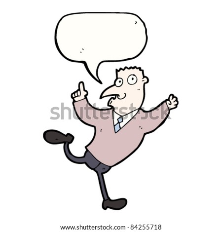 Cartoon Dad Running Stock Vector Illustration 84255718 : Shutterstock