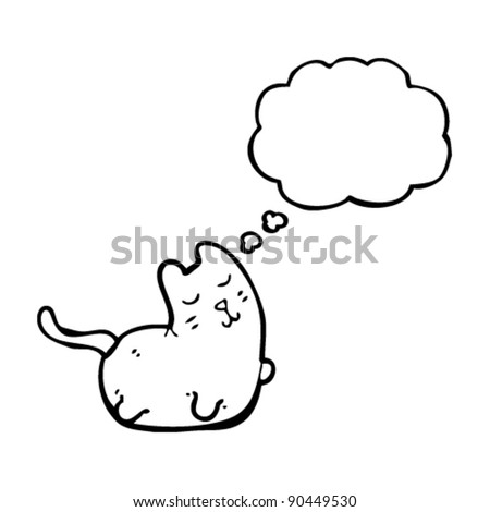 Fat Cat Cartoon Stock Vector Illustration 90449530 : Shutterstock