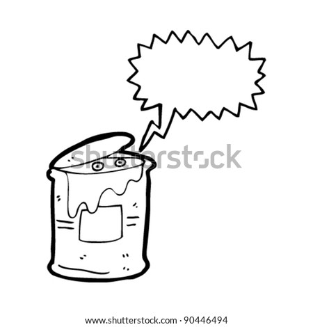 Monster Hiding In Toxic Waste Cartoon Stock Vector Illustration ...