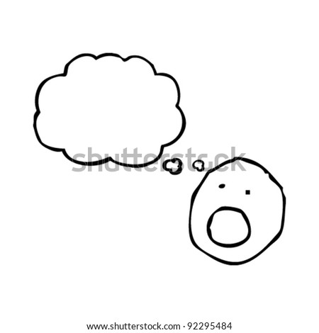 Shocked Doodle Emoticon Face Stock Vector Illustration 92295484 ...