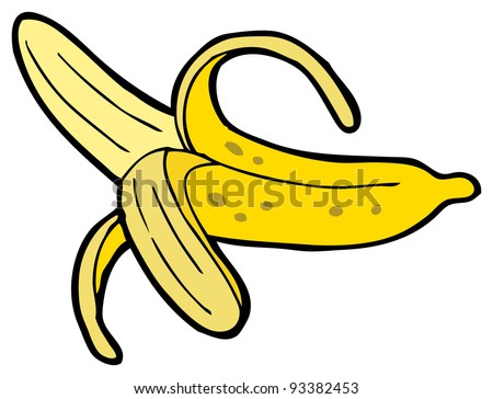 Cartoon Banana Stock Photo 93382453 : Shutterstock
