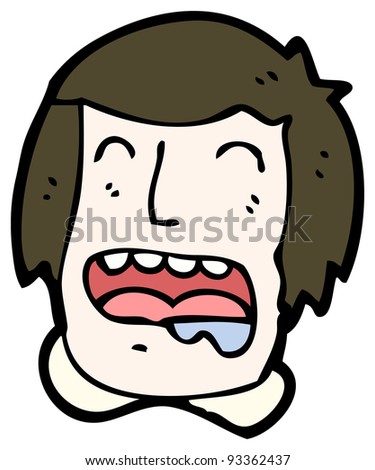 Drooling Man Cartoon Stock Photo 93362437 : Shutterstock