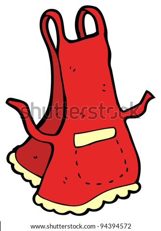 (Raster Version) Cartoon Apron Stock Photo 94394572 : Shutterstock