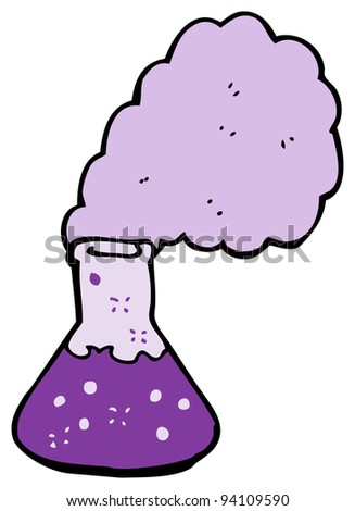 Bubbling Science Beaker Cartoon (Raster Version) Stock Photo 94109590 ...