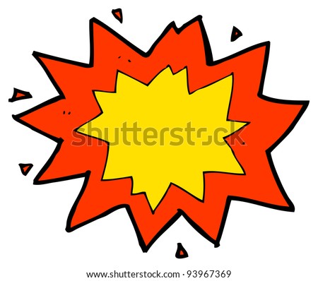 Explosion Cartoon (Raster Version) Stock Photo 93967369 : Shutterstock
